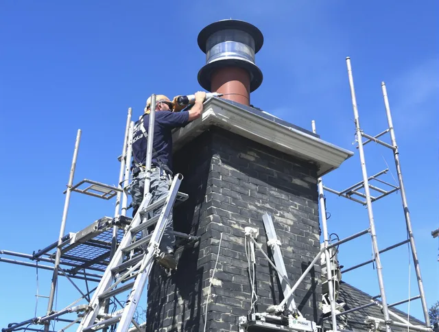 Sturdy chimney crown finished by Sarasota Chimney Sweep in Sarasota, FL