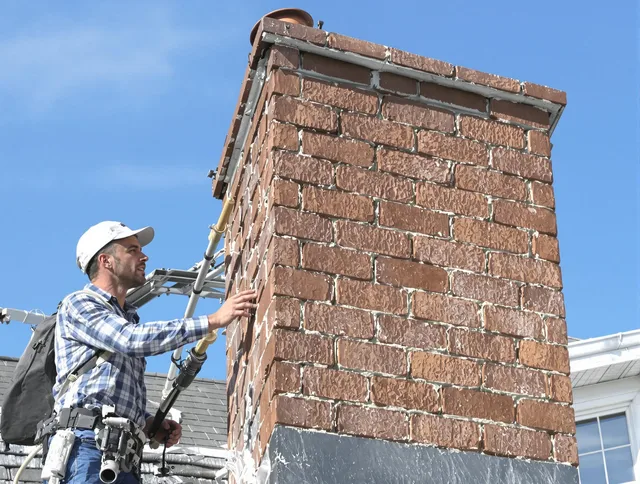 Brickwork for a chimney rebuild by Sarasota Chimney Sweep in Sarasota, FL