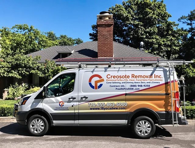 Sarasota Chimney Sweep technician removing creosote safely in Sarasota, FL