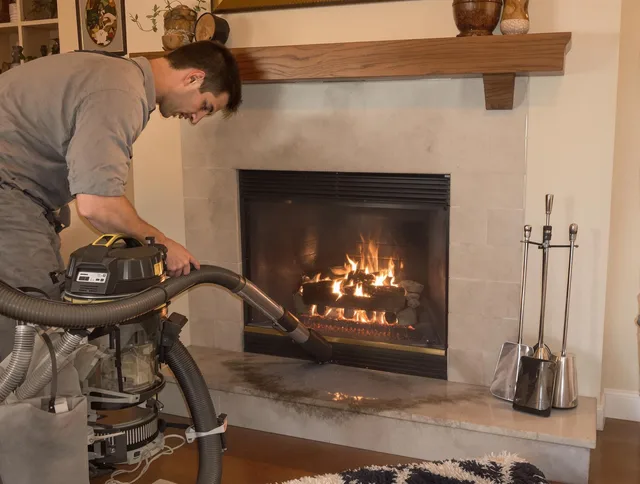 Routine fireplace upkeep by Sarasota Chimney Sweep in Sarasota, FL