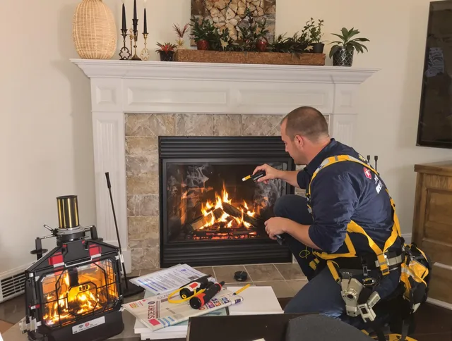 Safety-focused fireplace inspection by Sarasota Chimney Sweep in Sarasota, FL