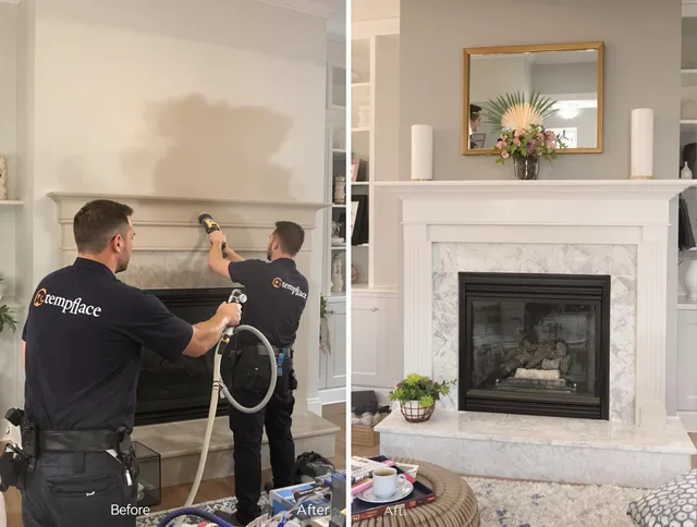 Professional soot removal by Sarasota Chimney Sweep team in Sarasota, FL